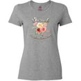thumbnail image 3 of Inktastic Blessed to Be a Grandma- Flowers Women's T-Shirt, 3 of 5