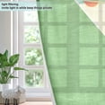thumbnail image 4 of Yayeee Window Curtains Set of 2 for Living Room Light Filtering 63"x42", Green Lemon Juice, 4 of 7