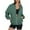 Green, variant on LYXSSBYX Shackets for Women 2024 Women's Zip Up Oversized Sweatshirts Jacket Coat Long Sleeve Casual Fall Teen Girls Tops Clothes