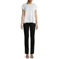 thumbnail image 2 of Wonder Nation Juniors' and Plus Size School Uniform Stretch Twill Skinny Pants, 2 of 6