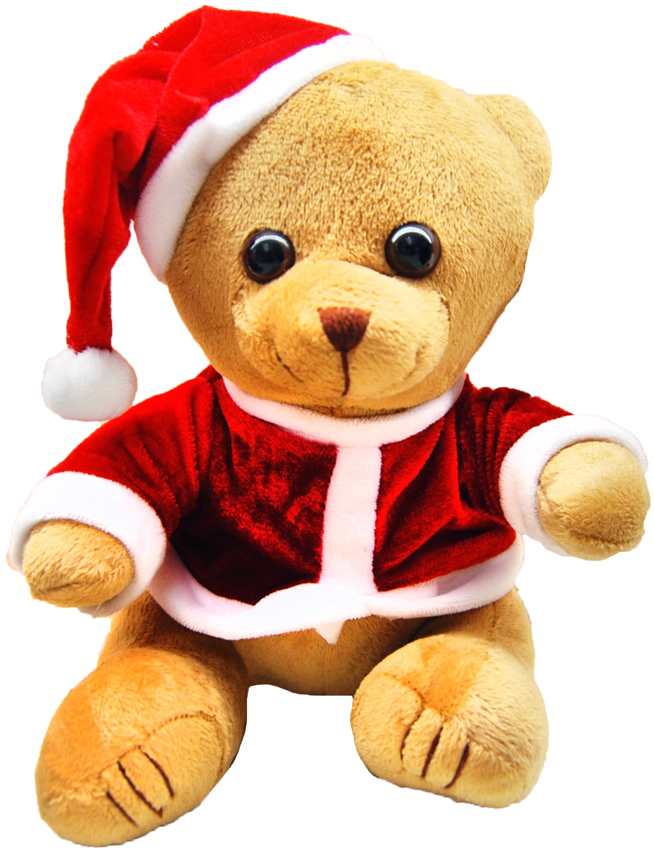 teddy bear with santa hat