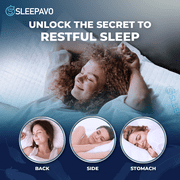 Sleepavo Adjustable Shredded Memory Foam Pillows Queen Size Set of 2 - Extra Soft Cooling Bamboo Bed Pillows for Sleeping - Back, Stomach, Firm Side Sleeper, Comfy Cool - 2 Pack