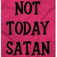 thumbnail image 2 of Not Today Satan Funny Christian Hoodie Sweatshirt Women Men Brisco Brands M, 2 of 6