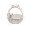 thumbnail image 3 of Ceramic Rabbit Easter Basket bunny bowls Creative Flower Pot Small Candy Serving Bowls Kids Children Gifts Decorative ,, 3 of 9