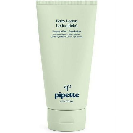 UPC: 0850008525964 | Pipette Baby Lotion – Fragrance Free Sensitive Skin Hypoallergenic Moisturizing Plant-Derived Squalane 5.7 fl oz