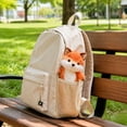 thumbnail image 4 of Plush Animal Shaped Pencil Pouch, Soft Fabric Writing Case, Durable Polyester Storage Bag for Stationery & Daily Supplies, 4 of 5