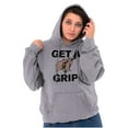 thumbnail image 3 of Get a Grip Golfing Golfer Joke Funny Hoodie Sweatshirt Women Men Brisco Brands X, 3 of 6