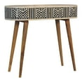 thumbnail image 2 of Artisan Furniture Solid Wood Edessa Bone Inlay Console Table, 2 of 8
