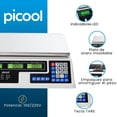 thumbnail image 4 of Bascula Comercial Electrónica Recargable 40 Kg para Negocio Picool Bascula comercial, 4 of 8