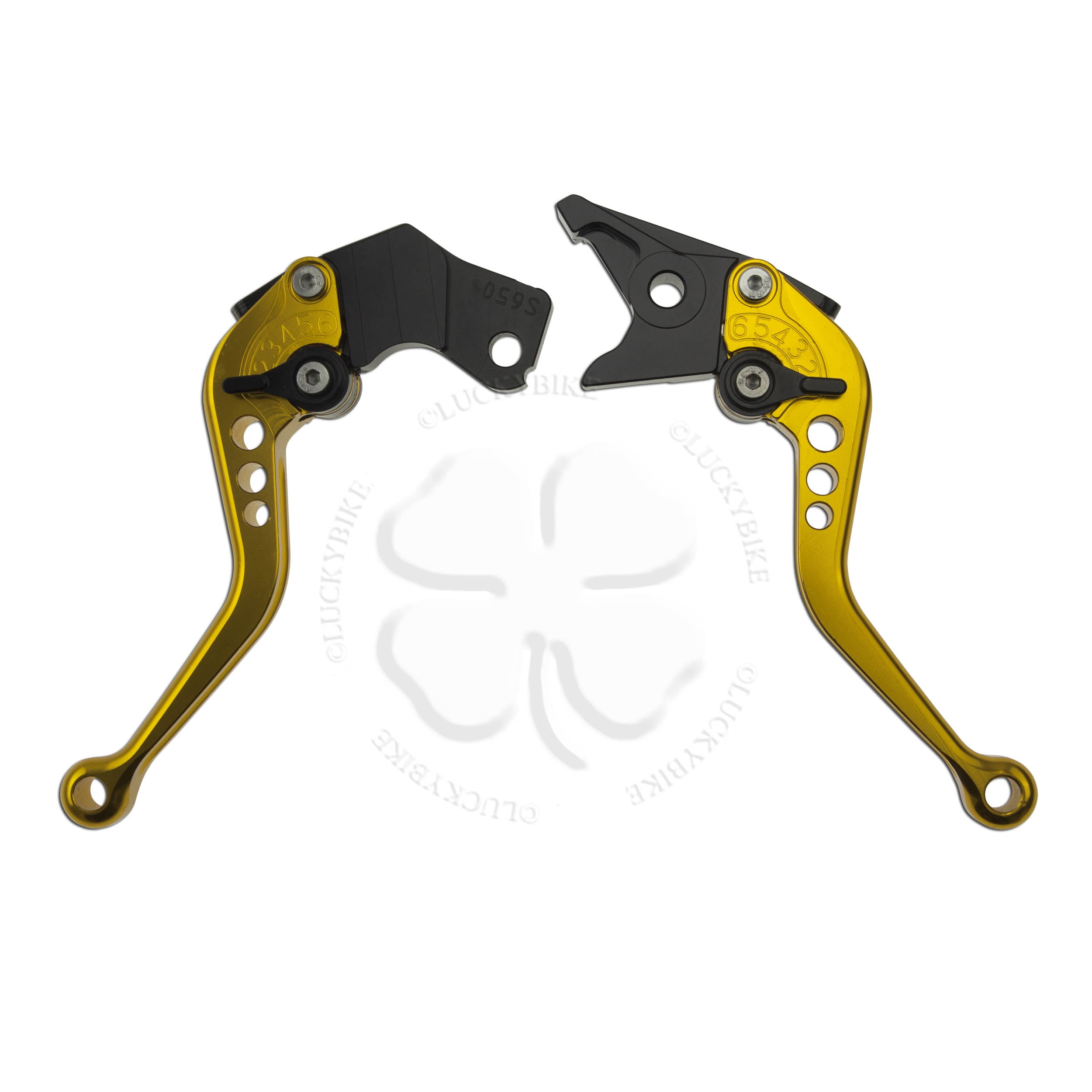Gold CNC Shorty Brake Clutch Lever Set Suzuki GSXR 600 750 Katana SV