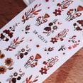 thumbnail image 4 of Calcomanías de nail art 3D de flores otoñales FBABFBUO, 6 piezas, 4 of 8