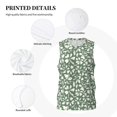 thumbnail image 3 of Honeii Flowers With Leaves print basktball shirt for men and women, Unisex basketball jersey for Theme party-X-Large, 3 of 6