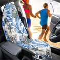 thumbnail image 3 of XYZCANDO Zebra Car Seat Towel Cover Prevent Sweat Stains, for Van Truck Seat Bucket Seat Suitable for Cars SUVs, 3 of 6