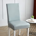 thumbnail image 3 of Funda para silla a prueba de aceite, funda protectora elástica inferior elástica, funda de asiento de silla extraíble a prueba de polvo para Gris Soledad Cubierta de sillas, 3 of 8