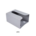 thumbnail image 2 of Injueey Dispensador de papel higiénico para oficina en casa, sala de estar, cocina, baño, papel montado en la pared, soporte para pañuelos, Almacenamiento y organización del hogar Gris, 2 of 6