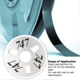 thumbnail image 5 of 1/4 10 Inch Empty Tape Reel 3 Hole Aluminum Alloy Universal Open Reel Sound Tape Empty Reel Opening Machine Part Silver, 5 of 5