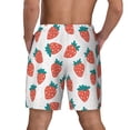 thumbnail image 4 of Daiia Strawberries Mens Swim Trunks Swim Shorts Quick Dry Swim Shorts with Mesh Lining Pockets-, 4 of 9