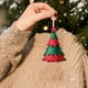 thumbnail image 5 of Adorno navideño de tela no tejida con forma de copo de nieve, decoración para árbol de Rkxzt, 5 of 8