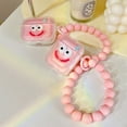 thumbnail image 1 of For AirPods Pro 2 Gen/1/2/Pro/3rd Gen 2021 Shockproof Cute Pink expression Pearl Bracelet Case Cover, 1 of 5