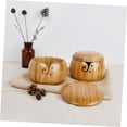 thumbnail image 4 of 2pcs Blow off Valve Yarn Bowls for Crocheting Yarn Storage Bowl Storage Bowls Self Made Yarn Holder Bowl Knitting Bowl Crochet Hook Yarn Ball Storage Wooden Organizer -, 4 of 5