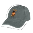 thumbnail image 2 of Sho’ Nuff Gray Hat Adjustable Funny Fashion Unisex Baseball Cap for Men Women, 2 of 7