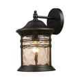 thumbnail image 2 of Elk Lighting Madison 1-Light Outdoor Sconce in Matte Black - 08162-MBG, 2 of 2