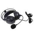 thumbnail image 1 of Auriculares Con Cableado Sobre La Oreja, Jack HQ Sound 3.5 Mm, Auriculares De Cancelación De Ruido Con 2,8 Metros Nylon Tracked Cobre Wire Para Tableta, Computadora, 1 of 7
