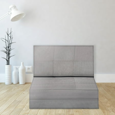 Lounger Sleeper Bed Couch Grey, Fold Out Sofa Bed Canada