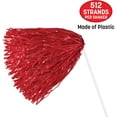 thumbnail image 5 of Beistle School Spirit Cheerleading Pom Pom Shakers - 12" - Red - Pack of 144, 5 of 6