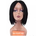 thumbnail image 3 of Women Medium Length Black Braid Wig, 3 of 3