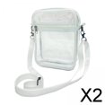 thumbnail image 1 of Monedero transparente tipo bandolera,Bolso bandolera transparente aprobado para estadios para mujeres y hombres,Bolso de mano transparente para conciertos,bolso de hombro transparente,bolso de, 1 of 8