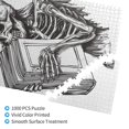 thumbnail image 3 of Naloa Skeleton Book Lover Custom Puzzles Personalized Puzzle 1000 Pieces from Photo Custom Jigsaw Puzzle for Wedding, Graduation, (29.5×19.7in, Vertical), 3 of 9