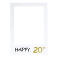 thumbnail image 1 of MasteelfCA Happy 20th DIY Paper Picture Frame Cutouts Photo Booth Props for Birthday Party, 1 of 5