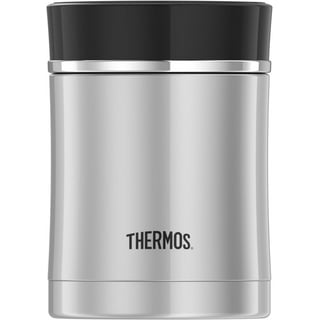 Stanley Cup Thermos Insulated Twist Top Gray Black 17 oz 0.5 Liter spoon  Soup