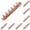 Rose Gold10, variant on 6-Hole Loose-Leaf Metal Binder Rings, Detachable Replacement Rings for Planners, Notebooks & Diaries, Multi-Color
