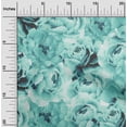 thumbnail image 2 of oneOone Cotton Flex Dusty Teal Green Fabric Floral Diy Clothing Quilting Fabric Print Fabric By Yard 40 Inch Wide, 2 of 4