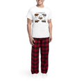 thumbnail image 5 of CafePress - Rhinos Of The World Men's Light Pajamas - Men's Light Loose Fit Cotton Pajama Set, 5 of 7