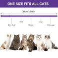 thumbnail image 5 of 4 PCS Calming Cats Collar Adjustable Cat Calm Collar Lavender Scent Relaxing Cat Collar for Small, Medium and Large Cats, Reduce Stress Aggression Anxious, up to 15 Inches, Purple, 5 of 7