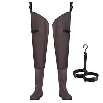 Bottes De Pêche Pro Line PVC Hip Boot Marron - Taille 10 Homme