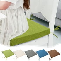 Yhmxh Outdoor Chair Cushions, Square Corner Outdoor Cushions for Patio Furniture, Water Resistant Patio Chair Cushions with 2 Ties, 15.74x15.74x3 inch Fade Resistance Pads Square Corner Cushions