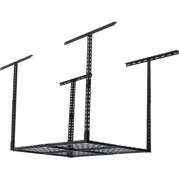 Garvee Garage Ceiling Storage Racks - Heavy Duty, 48'' * 36'', Adjustable Cold Rolled Steel Racks