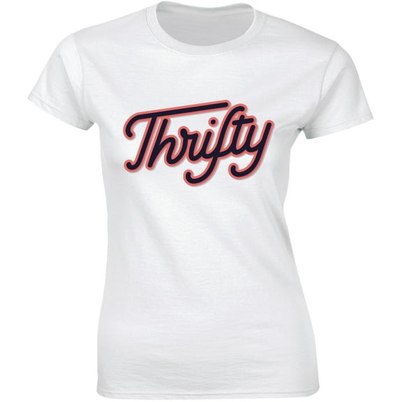 Thrifty Neon Design Auto Supply Women's Gift T-Shirt