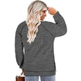 thumbnail image 3 of LANREMON Womens plus size tops long sleeve tunic Side Split Pullover crew neck shirts fashion 2024 fall Oversized Flowy Blouse Casual clothes, 3 of 5