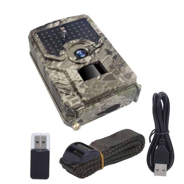 Cámara de rastreo infrarroja PR200PRO de 16 MP con lente de alta definición para monitoreo de vida silvestre, 49 luces infrarrojas y 940 luces