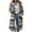 🔥 Black_New, variant on Women’s Printed Hooded Button Cardigan Coat Long Sleeve Fashion Casual Top Stylish Warm Outerwear Comfortable Fit Trendy Design Versatile Layering Piece for Fall and Winter
