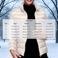 thumbnail image 3 of Purcolt Womens Cropped Puffer Jacket - Quilted Packable Lightweight Winter Coat - Stand Collar Long Sleeve Full Zip Windproof Insulated Snow Coats, 3 of 7