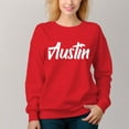 thumbnail image 4 of Women's Austin Pattern Crew Neck Pullover Cozy Clothes Autumn Winter, 4 of 11