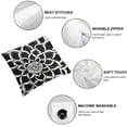 thumbnail image 6 of BANET Pack of 2 Canvas Throw Pillow Covers for Sofa Both Sides Print 18x18in, 6 of 7