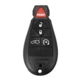 thumbnail image 1 of Mando a distancia de entrada sin llave de repuesto para coche M3N5WY783X 433Mhz para Dodge Challenger 2008-2014 para Durango 2011-2013 5 botones con llave de puerta IYZ-C01C, 1 of 1