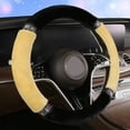 thumbnail image 3 of Car Winter Non Warm Steering Wheel Cover For Men And Women Wear Fashion General Purpose Car Handle Cover Car Decals Rhinestone Floor Mats for Cars 2020 Remote Start Pig Wheel Cover Needs Wheel Comfy, 3 of 3